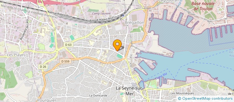 localisation de l'entreprise MADAME POEMA THOMAS  LA SEYNE-SUR-MER