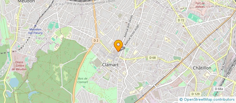 localisation de l'entreprise MADAME POLINA BELEHHOVA à CLAMART