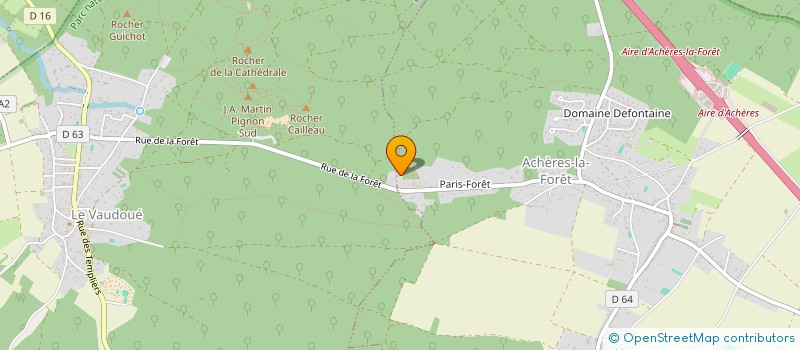 localisation de l'entreprise MADAME POLINA DE CARLO à ACHERES-LA-FORET