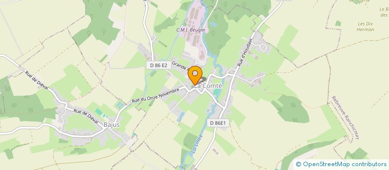 localisation de l'entreprise MADAME POLINA GORELINA  LA COMTE