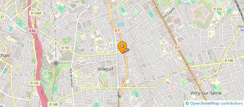 localisation de l'entreprise MADAME POLINA KARPENKO à VILLEJUIF