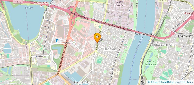 localisation de l'entreprise MADAME POLINA SELINA à BORDEAUX