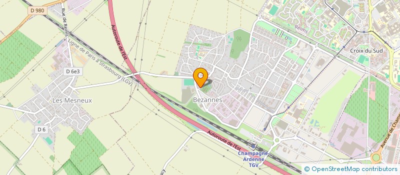 localisation de l'entreprise MADAME POLINA STATSENKO  BEZANNES