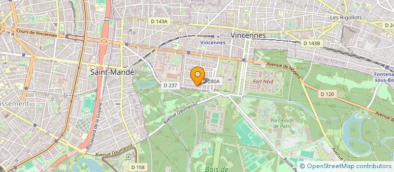 localisation de l'entreprise MADAME POLINA TAMBUROVA à VINCENNES
