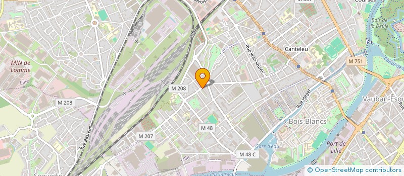 localisation de l'entreprise MADAME POLINE GEORGES à LILLE