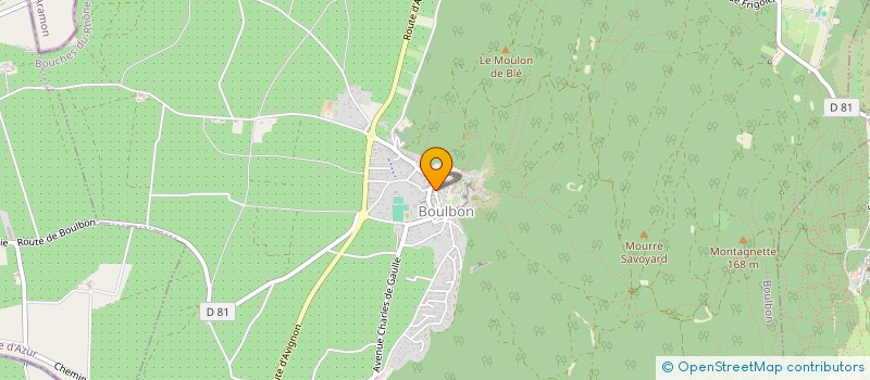 localisation de l'entreprise MADAME POLLY BAUDRY-SHERRY  BOULBON