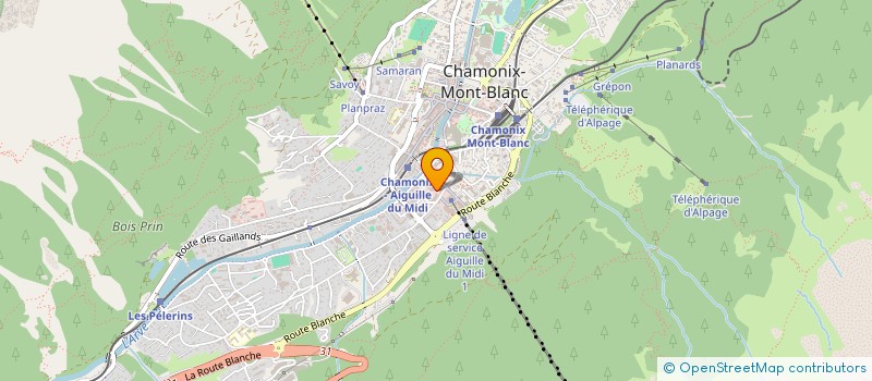 localisation de l'entreprise MADAME POLLY HARMER  CHAMONIX-MONT-BLANC