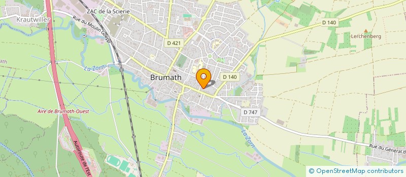 localisation de l'entreprise MADAME POLLYANNA KNORR  BRUMATH