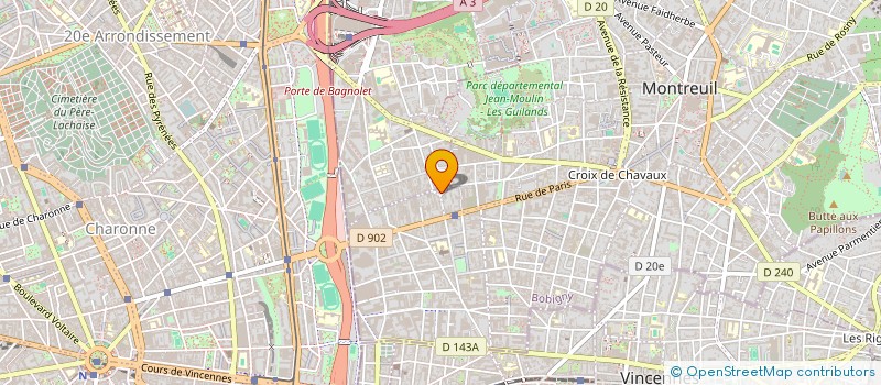 localisation de l'entreprise MADAME POLONCA TAVCAR à MONTREUIL