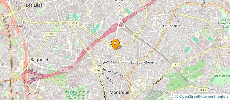 localisation de l'entreprise MADAME POME BERNOS à MONTREUIL