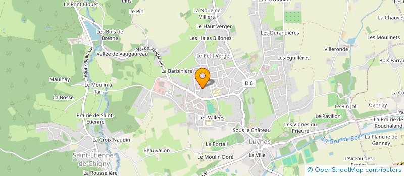 localisation de l'entreprise MADAME POMELINE PELURSON à LUYNES