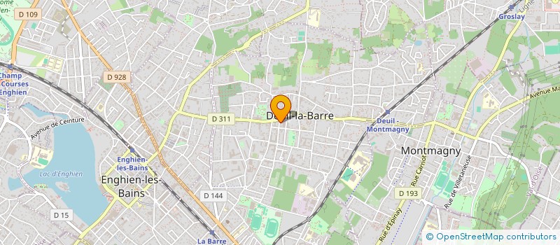 localisation de l'entreprise MADAME POMME MONGBONDO NSONDAMU  DEUIL-LA-BARRE