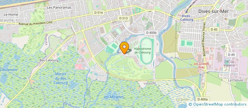 localisation de l'entreprise MADAME POMME SAVY  CABOURG