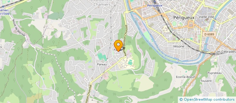 localisation de l'entreprise MADAME POMPEYA GONZALEZ  COULOUNIEIX-CHAMIERS