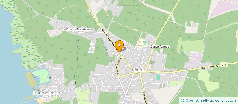 localisation de l'entreprise MADAME PONHAK THONG  HOURTIN