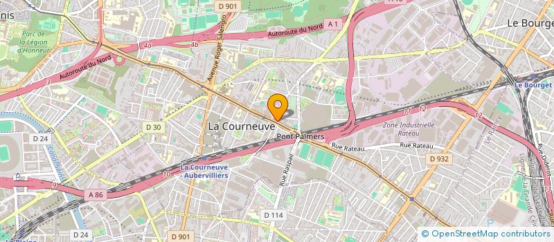 localisation de l'entreprise MADAME POONAM SINGH AUJLA à LA COURNEUVE