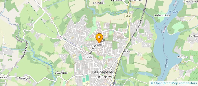 localisation de l'entreprise MADAME POORNIMA TYAGI à LA CHAPELLE-SUR-ERDRE