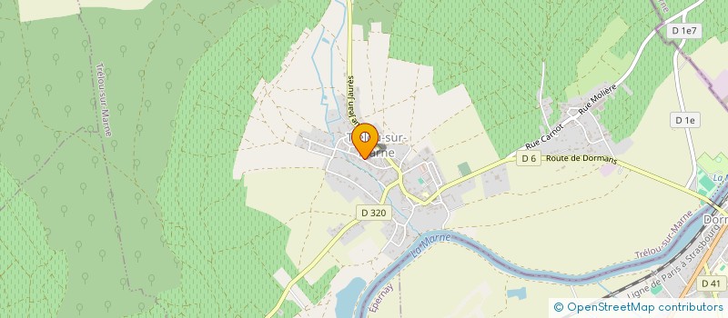 localisation de l'entreprise MADAME POTTIER HUSSON à TRELOU-SUR-MARNE