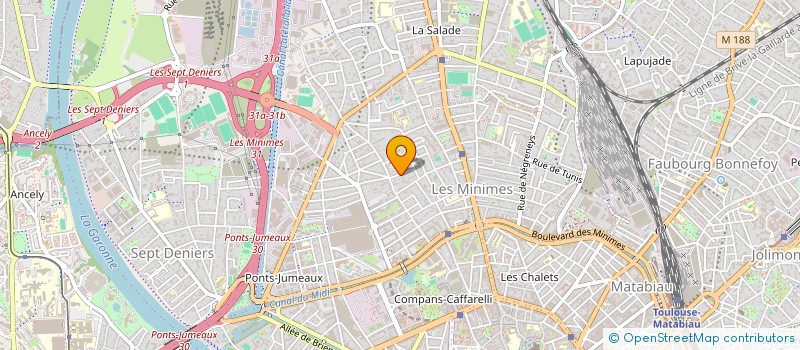 localisation de l'entreprise MADAME POULINAKIS MATTHAIOS  TOULOUSE