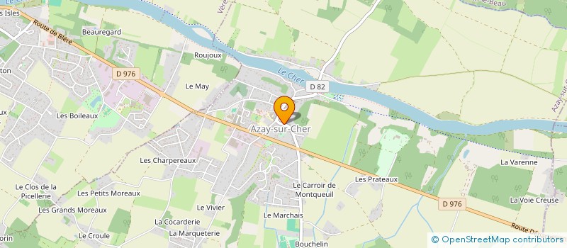 localisation de l'entreprise MADAME POURNIN DUCLOS à AZAY-SUR-CHER