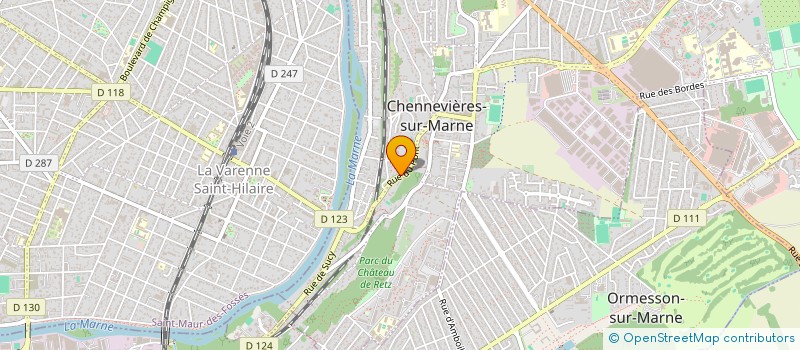 localisation de l'entreprise MADAME PRANPREYA CHANTA  CHENNEVIERES SUR MARNE