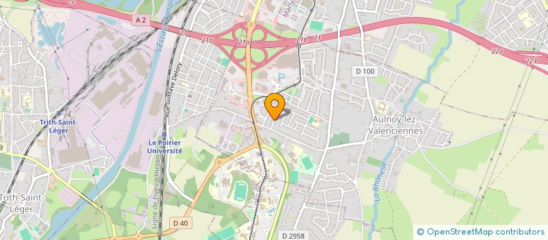 localisation de l'entreprise MADAME PRASANNA BALASUBRAMANIYAM  AULNOY-LEZ-VALENCIENNES