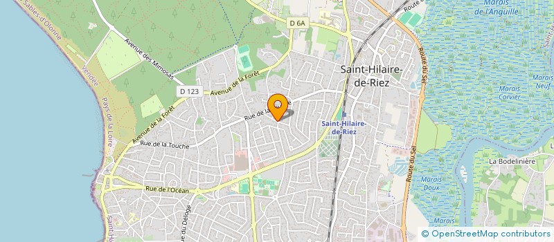 localisation de l'entreprise MADAME PRASERM BAMRUNGKUL à SAINT-HILAIRE-DE-RIEZ