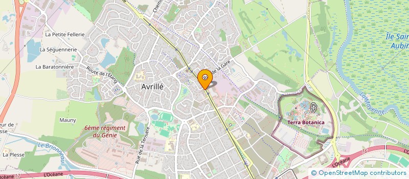 localisation de l'entreprise MADAME PRECILIA BELLEROPHON à AVRILLE