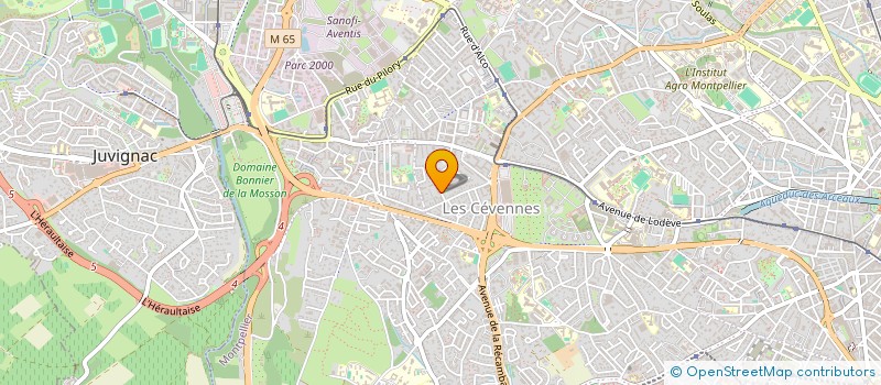 localisation de l'entreprise MADAME PRECILIA VERDIER  MONTPELLIER