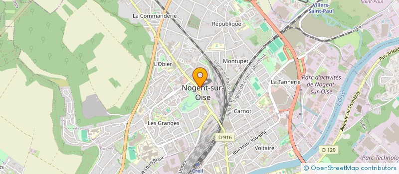 localisation de l'entreprise MADAME PRECILLA ROMAN  NOGENT-SUR-OISE