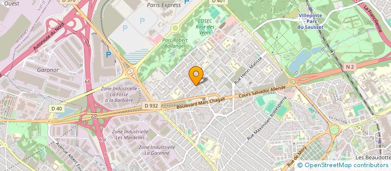 localisation de l'entreprise MADAME PRECILLIA AKETA KOSSA à AULNAY-SOUS-BOIS