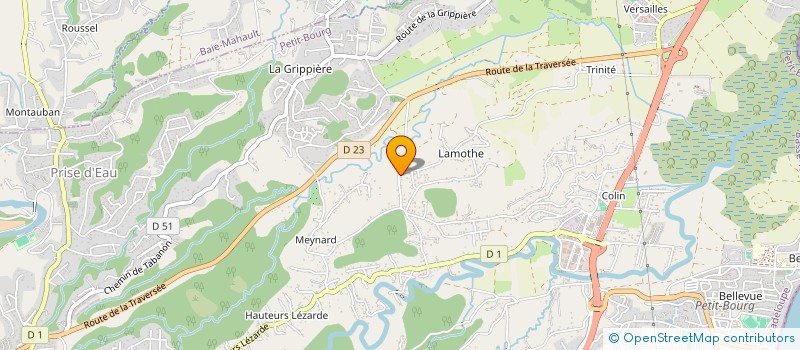 localisation de l'entreprise MADAME PRECILLIA BACON à PETIT-BOURG