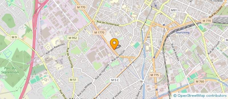 localisation de l'entreprise MADAME PRECILLIA BALCAEN  TOURCOING