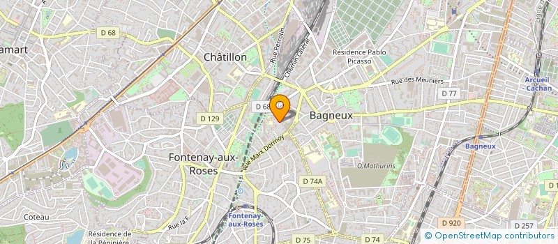 localisation de l'entreprise MADAME PRECILLIA LONDINIERE à FONTENAY-AUX-ROSES