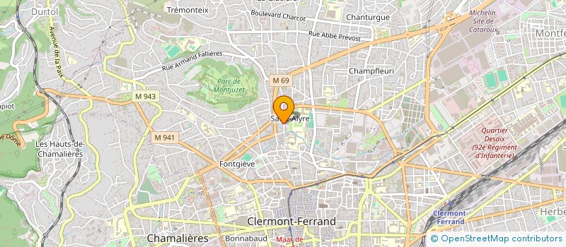 localisation de l'entreprise MADAME PRECIOUS ADINDU  CLERMONT-FERRAND