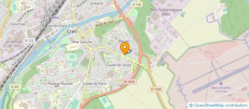 localisation de l'entreprise MADAME PRECIOUS AMADIN  CREIL