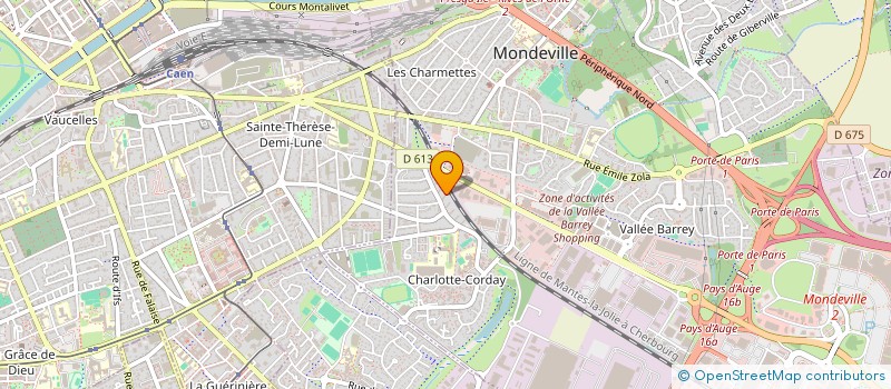 localisation de l'entreprise MADAME PRECIOUS IDEMUDIA  MONDEVILLE