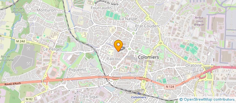 localisation de l'entreprise MADAME PRECIOUS PETER à COLOMIERS
