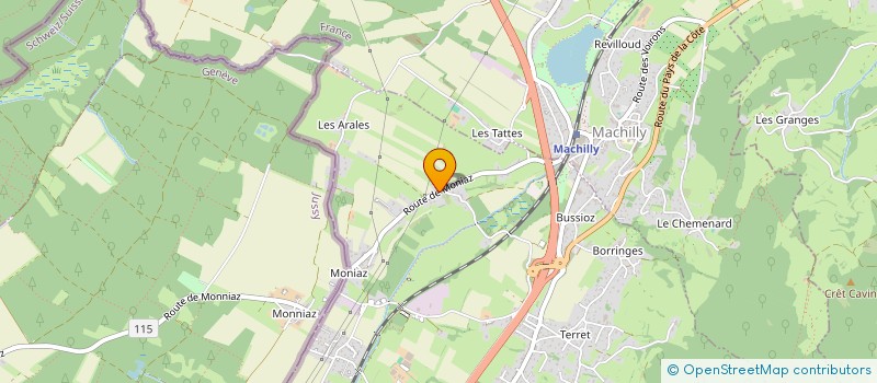 localisation de l'entreprise MADAME PRECIOUS SARCENO  SAINT-CERGUES