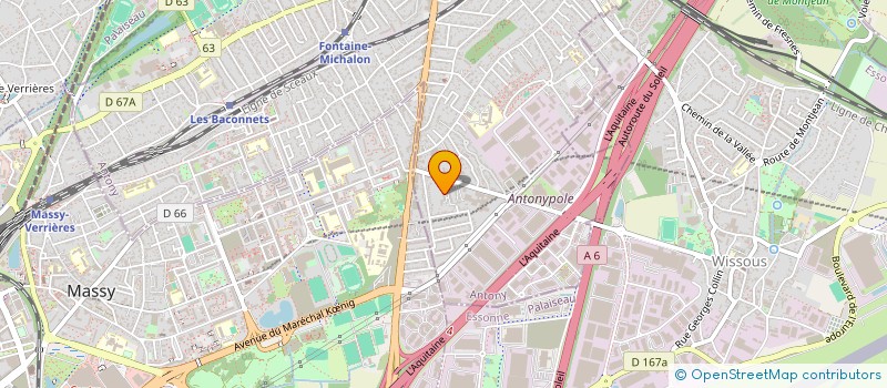 localisation de l'entreprise MADAME PRECYLIA NTSAME ANGO à ANTONY