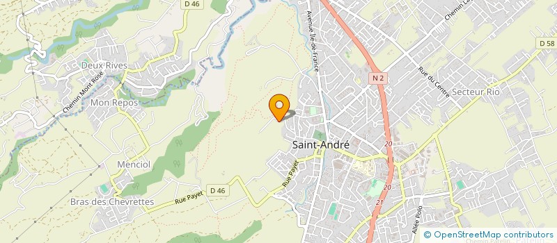 localisation de l'entreprise MADAME PREMA LOWTOO à SAINT-ANDRE
