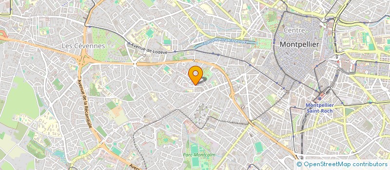localisation de l'entreprise MADAME PRESCILIA BALIARDO à MONTPELLIER