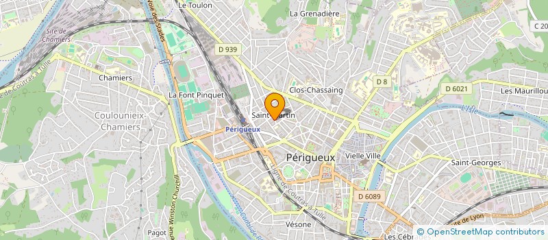 localisation de l'entreprise MADAME PRESCILIA CAUX  PERIGUEUX