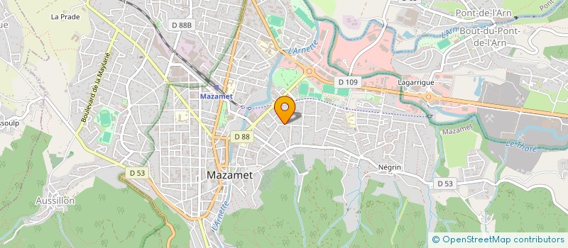 localisation de l'entreprise MADAME PRESCILIA GOTTI  MAZAMET