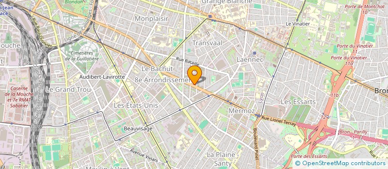 localisation de l'entreprise MADAME PRESCILIA PINTO  LYON