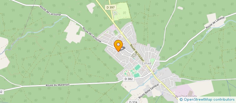 localisation de l'entreprise MADAME PRESCILIA SADON  LINXE