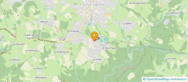 localisation de l'entreprise MADAME PRESCILIA SAGI  SAINTE-SIGOLENE