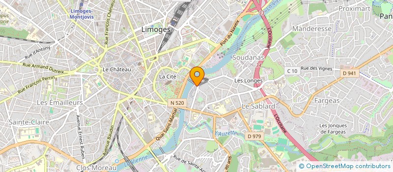 localisation de l'entreprise MADAME PRESCILLA LOPEZ à LIMOGES
