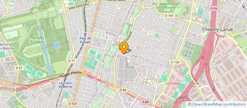 localisation de l'entreprise MADAME PRESCILLA MABINDA  L'HAY-LES-ROSES