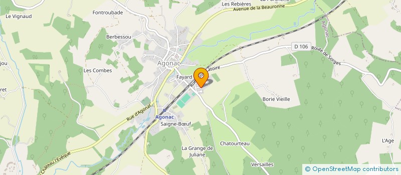 localisation de l'entreprise MADAME PRESCILLA MOLINA à AGONAC